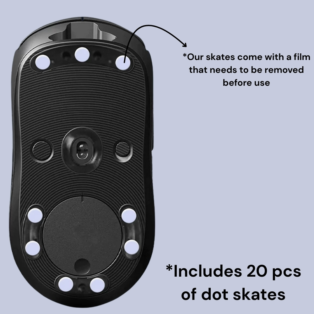 Includes 20 pieces dot skates