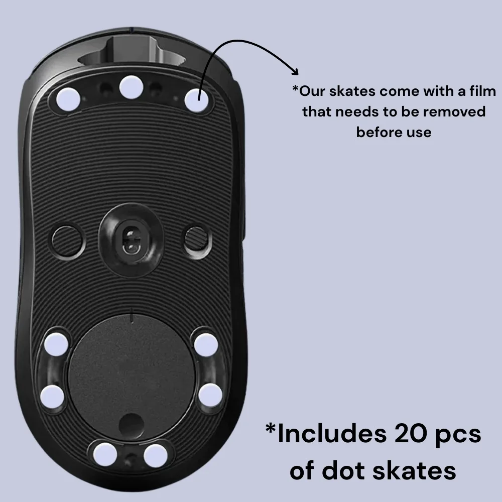Includes 20 pieces dot skates