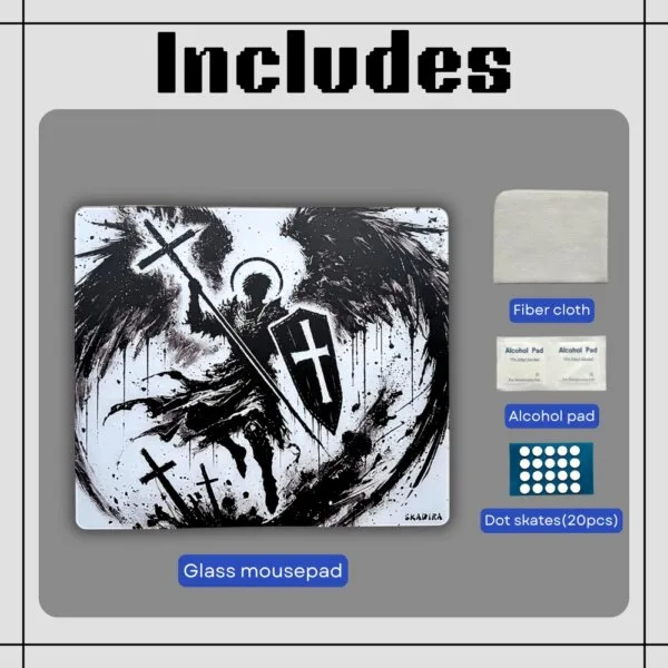 glass mousepad package includes 10