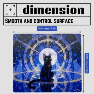 glass mousepad size 4