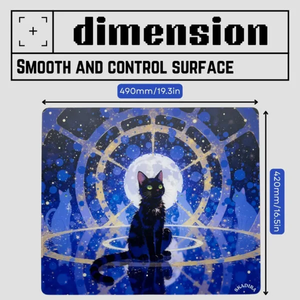 glass mousepad size 4