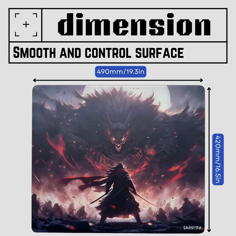 glass mousepad size 5