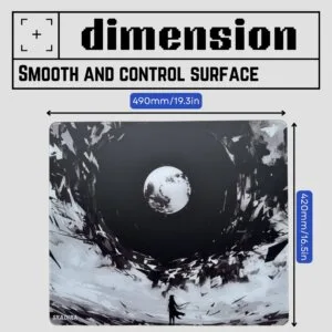 glass mousepad size 7