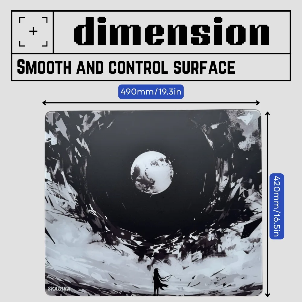 glass mousepad size 7